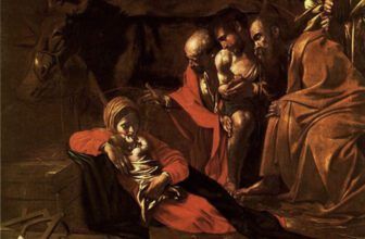 The Adoration of the Shepherds caravagio