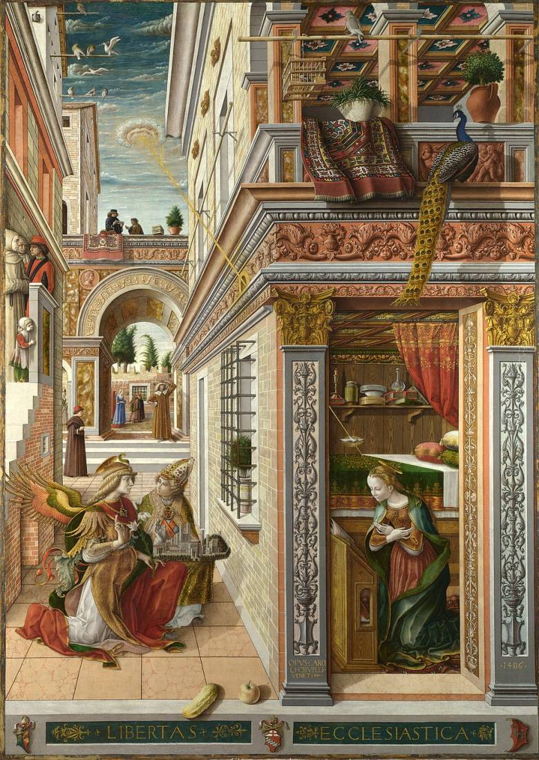 A Window into the Divine: Unveiling The Annunciation with Saint Emidius A Window into the Divine: Unveiling The Annunciation with Saint Emidius