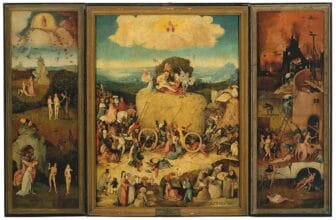 The Haywain Triptych Hieronymus Bosch