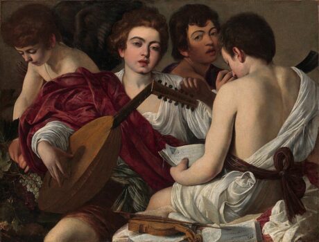 The Musicians painting by Caravaggio