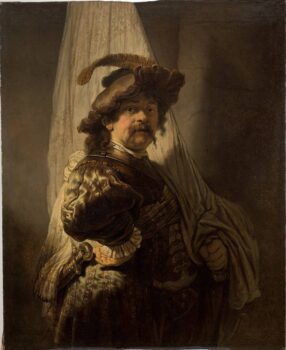 The Standard Bearer Painting by Rembrandt