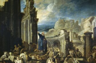The Vision of Ezekiel painting by Francisco de Collantes