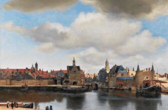 View of Delft paintings by Johannes Vermeer