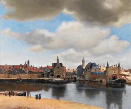 View of Delft paintings by Johannes Vermeer