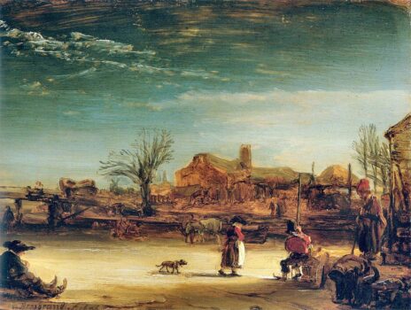 Winter landscape Rembrandt
