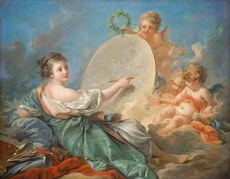 François Boucher Allegory of Painting 1765
