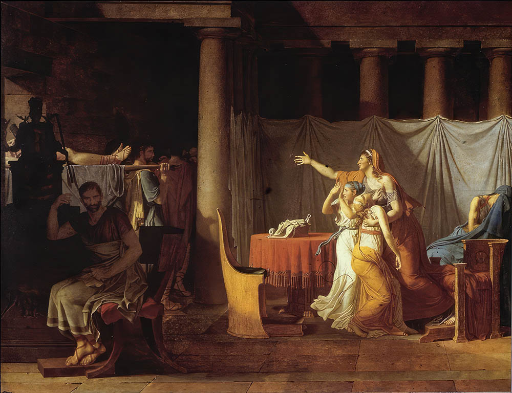 The Lictors Bring to Brutus the Bodies of His Sons The Lictors Bring to Brutus the Bodies of His Sons