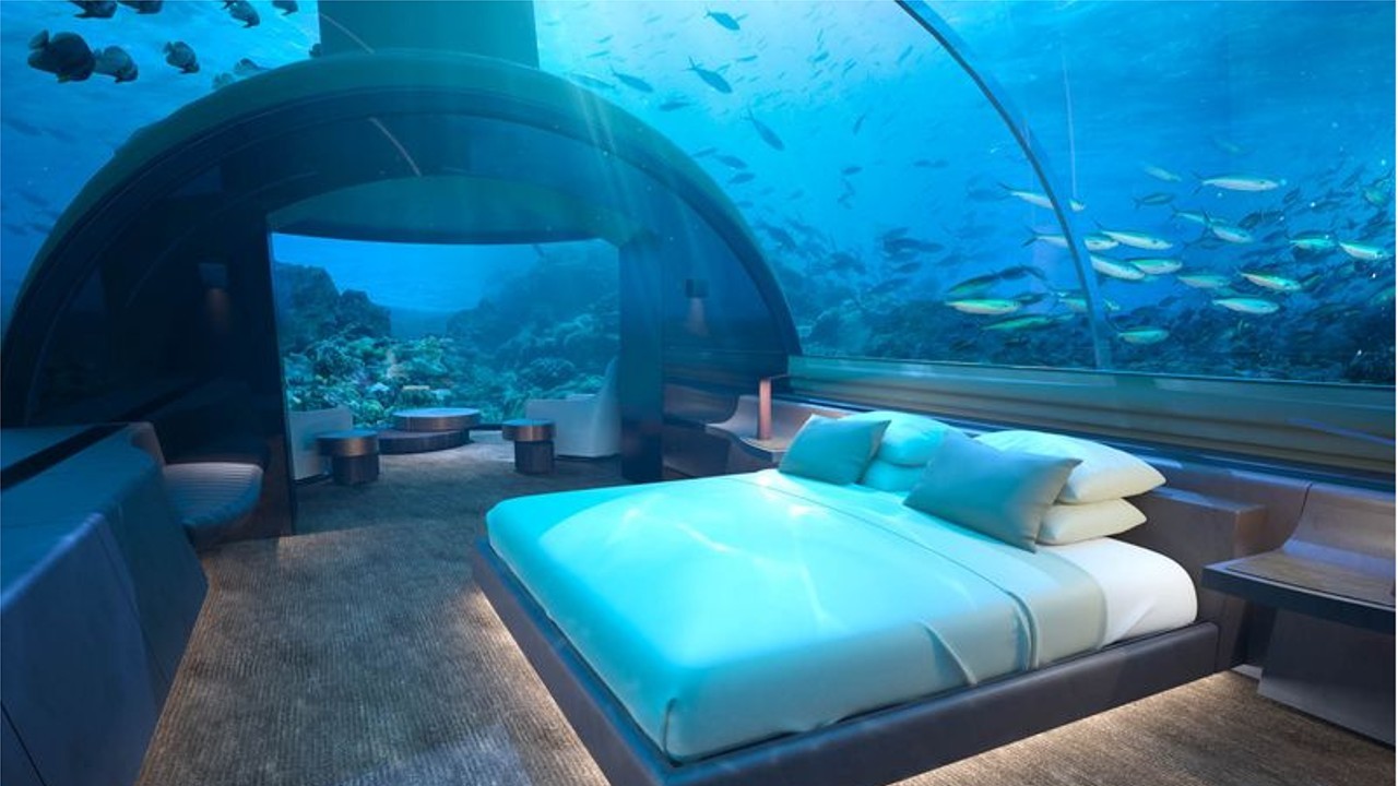 A Night With the Ocean: ,000 Per Night Private Underwater Villa A Night With the Ocean: ,000 Per Night Private Underwater Villa