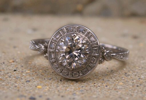 Art Deco Engagement Rings diamond copy