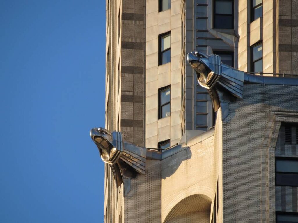 Chrysler building eagles