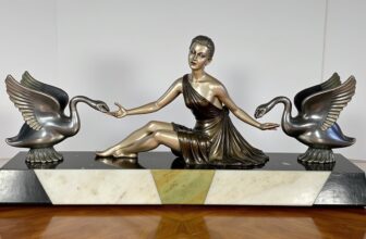 Contemporary art deco statue