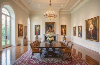 Private Art Galleries Inside Mega Mansions