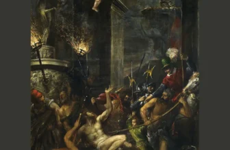 Martyrdom of St Lawrence painting titian