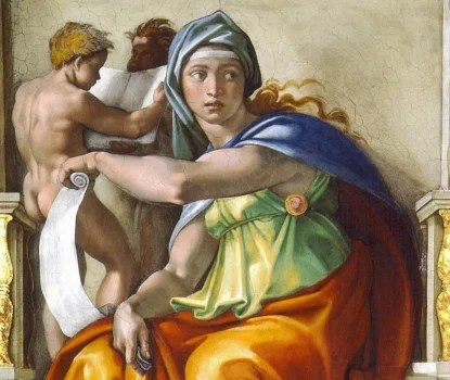 The Delphic Sibyl Michelangelo