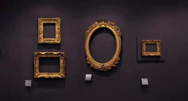 Antique paintings frames