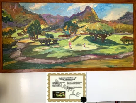 Certificate of authenticity art