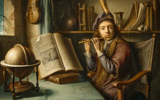 Gerrit Dou Flute Player