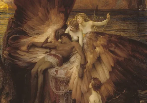 The Lament for Icarus painting