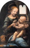 Leonardo da Vinci Benois Madonna Painting