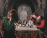 Checkmate by Moritz Retzsch : Game Between the Good And Evil