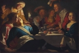 Merry Company by Gerrit van Honthorst: Happy Time at the Cabaret