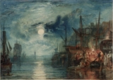 The River Tyne by William Turner: Light Over the Tyne