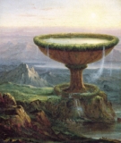 The Titan’s Goblet’s Painting by Landscape Master Thomas Cole