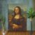 Mona Lisa Art Print on Canvas Painting Reproduction Face Retouched