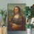 Mona Lisa Art Print on Canvas Painting Reproduction Plastic Warp