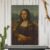 Mona Lisa Painting Art Print on Canvas Weave Reproduction