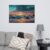 Beach Ocean Waves Sunset Oil Painting digital on canvas fine art print for sale