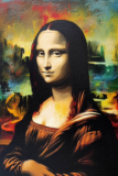 Mona Lisa Abstract Art