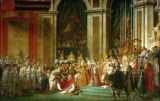 What is the purpose of the coronation of Napoleon painting
