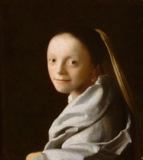 Study of a Young Woman by Vermeer